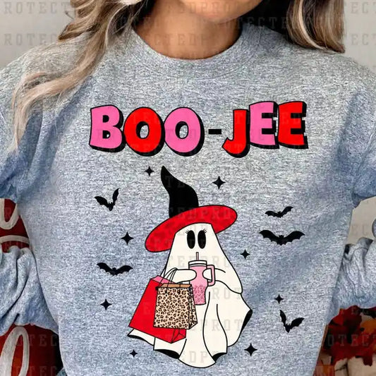 Boo-Jee Ghost with Yeti & Shopping Bags