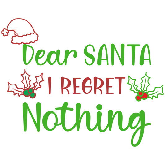 Dear Santa I Regret Nothing