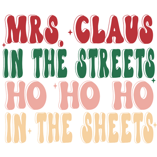 Mrs. Claus In The Streets