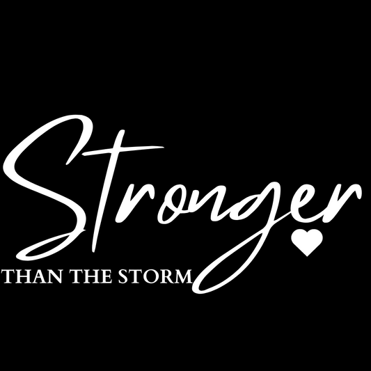Stronger Than The Storm Black